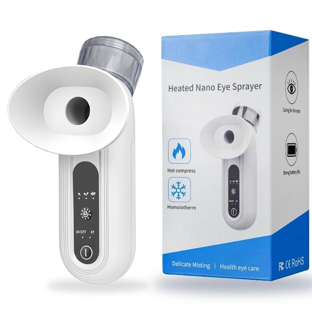 Portable Eye Steamer for Fast Relief from Dry Eyes - Heated Mist Therapy